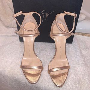 Giuseppe Zanotti Coline metallic leather sandals